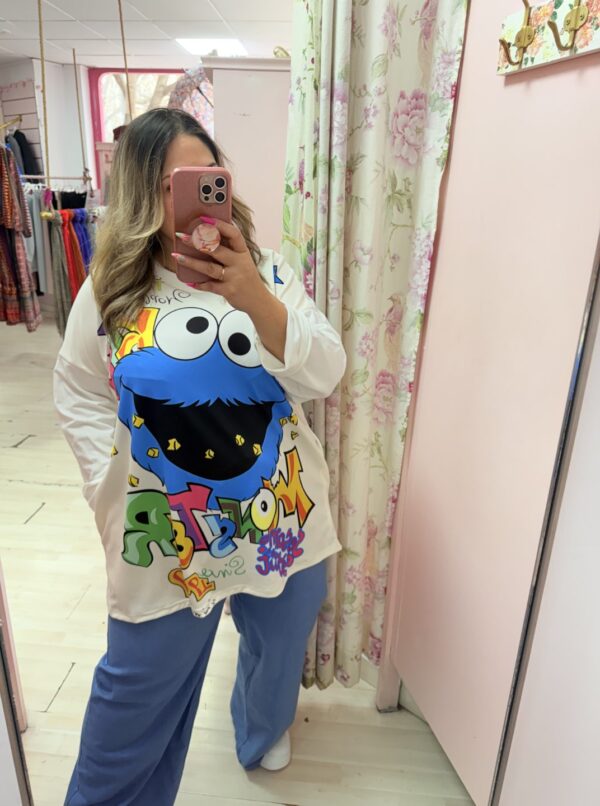 Sudadera monstruo galletas