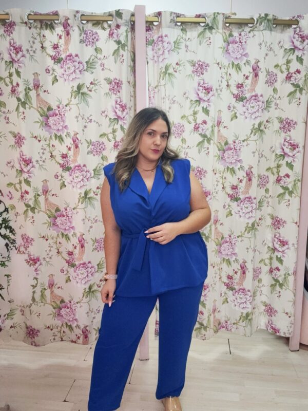 Conjunto chaleco azulon - Imagen 2