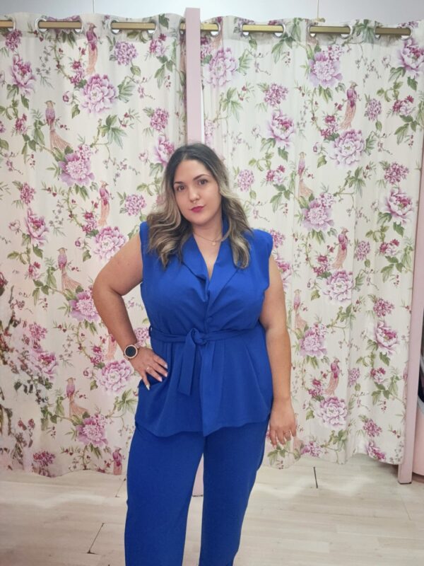Conjunto chaleco azulon - Imagen 4