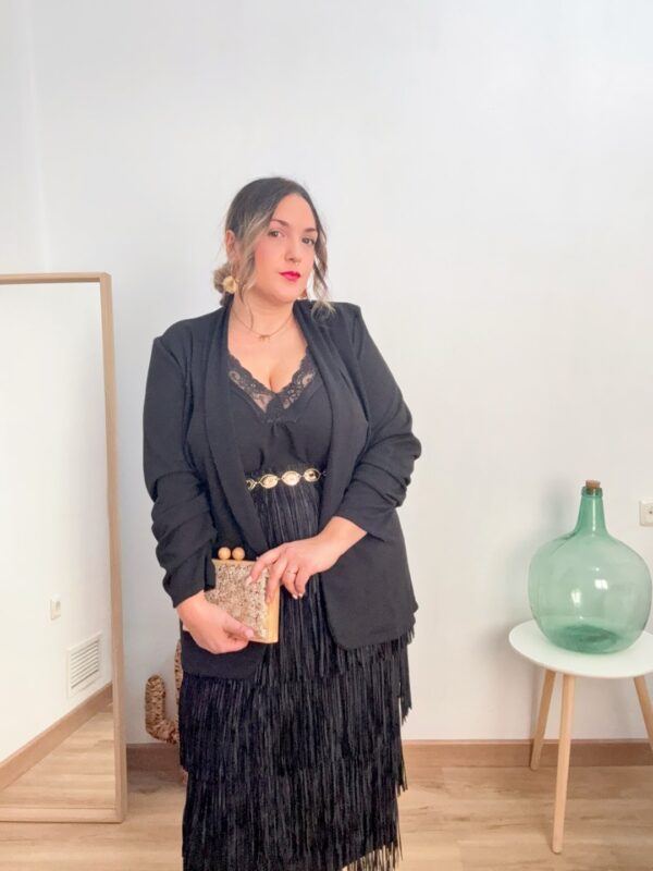 Chaqueta basic rizada