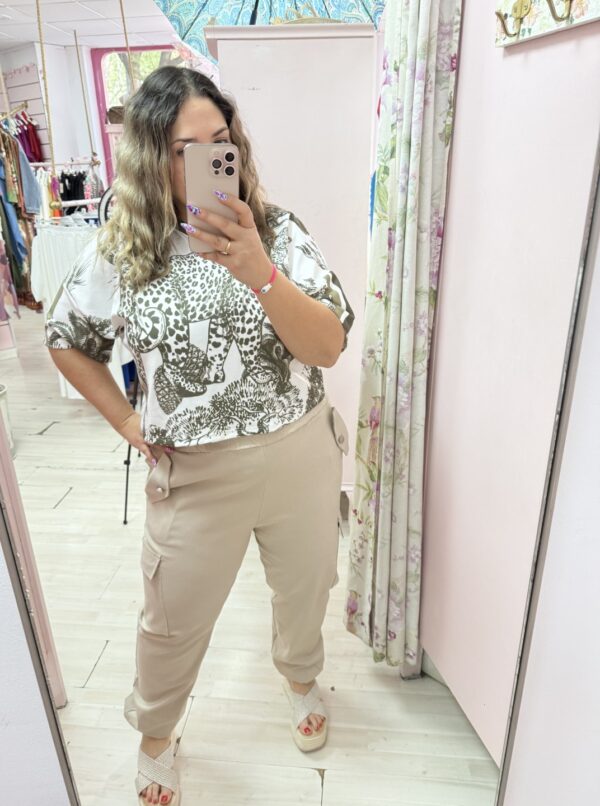 Camiseta guepard verd
