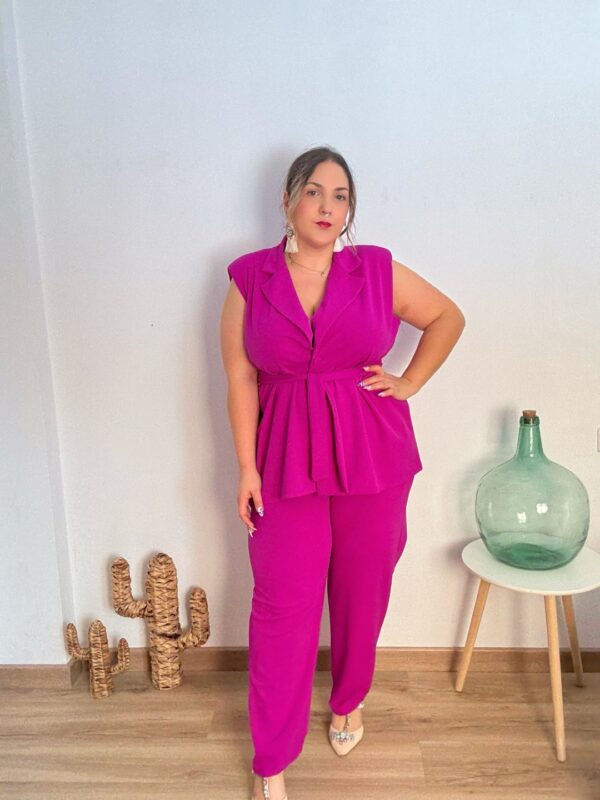 Conjunto chaleco buganvilla - Imagen 3