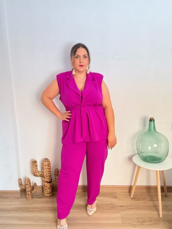 Conjunto chaleco buganvilla - Imagen 4