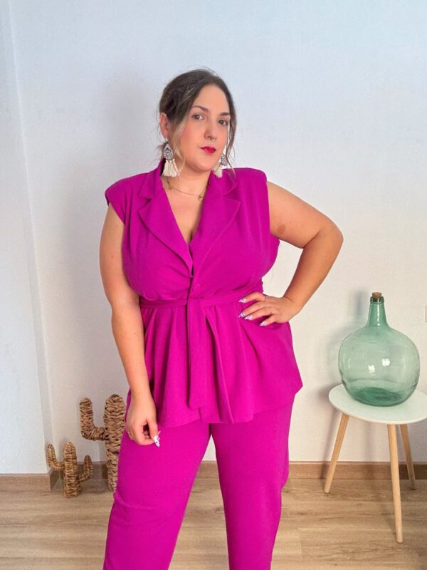 Conjunto chaleco buganvilla - Imagen 5