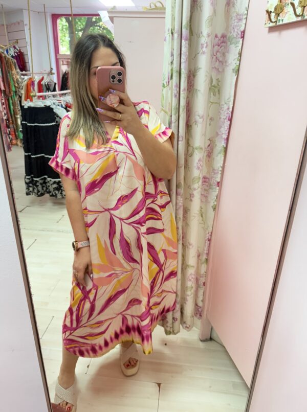 Vestidoflor tela buganvilla - Imagen 3