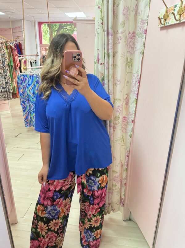 Pantalon flores colores - Imagen 4