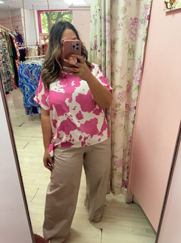 Blusa vaca rosa - Imagen 2