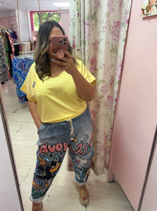 Pantalon elastico bunny