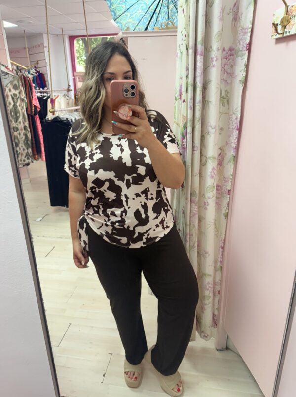 Camiseta licra intermedia marron - Imagen 3