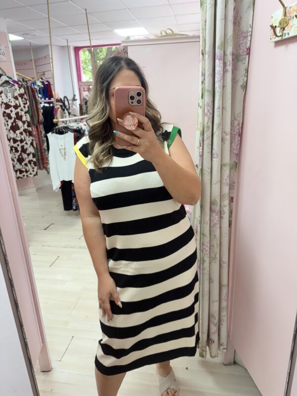 Vestido rayas horizontales - Imagen 2