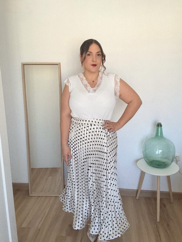 Falda lunares volante - Imagen 2