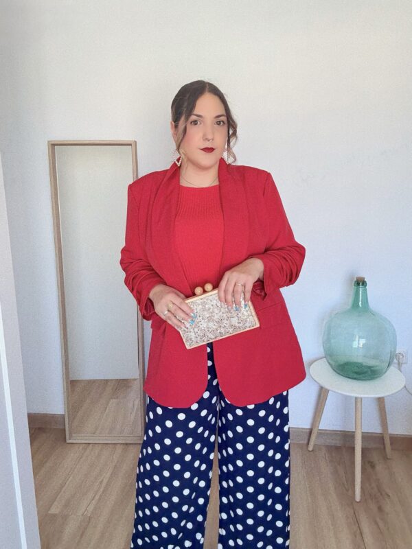 Pantalon lunares azul - Imagen 4