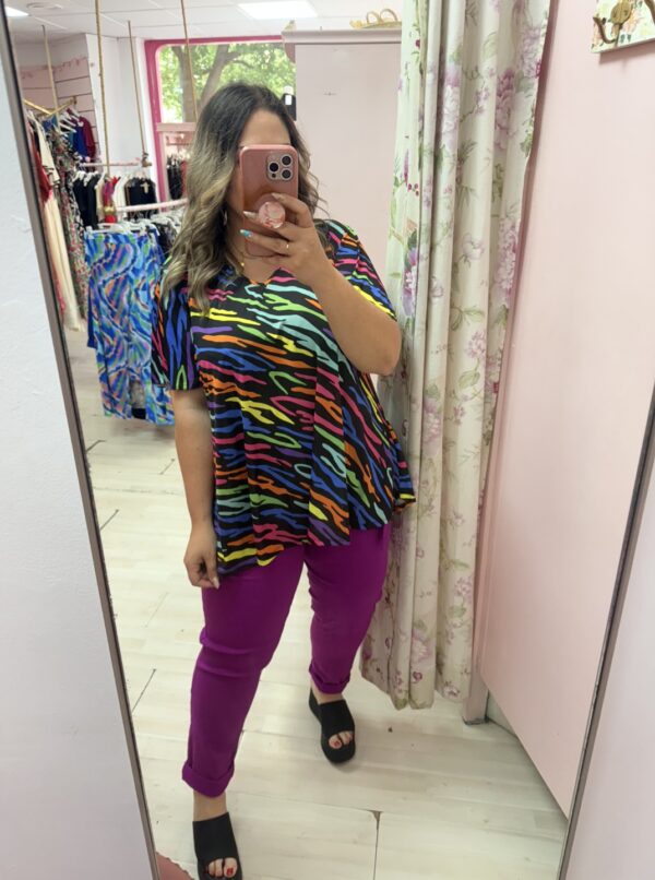 Camiseta licra fria leopard colores - Imagen 2