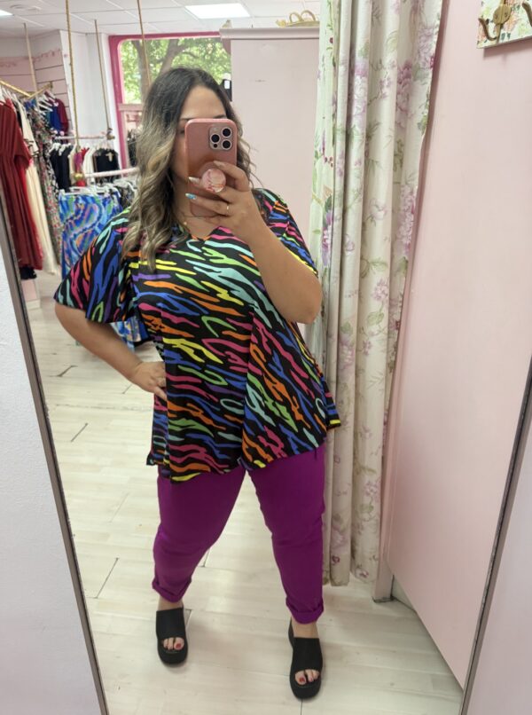Camiseta licra fria leopard colores - Imagen 3