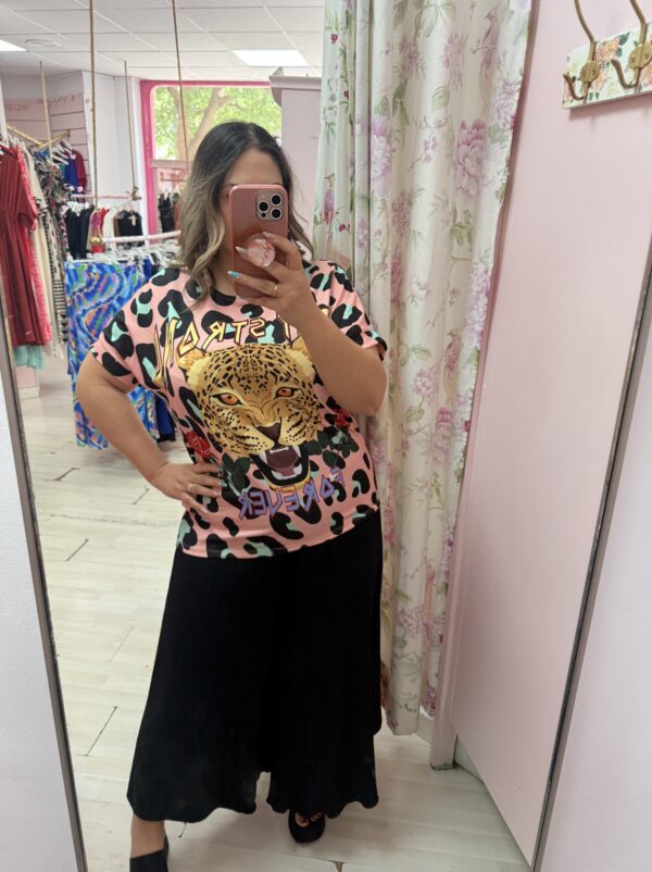 Camiseta tiger rosa claro - Imagen 2