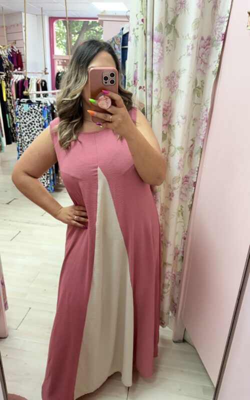 Vestido dos colores