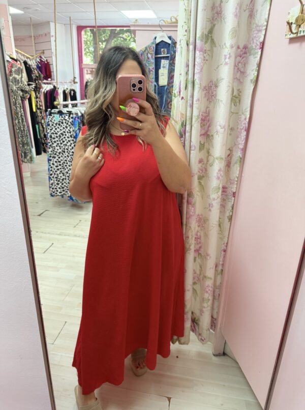 Vestido flor tirantes - Imagen 4