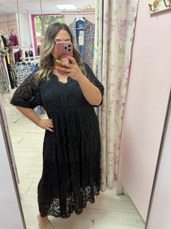 Vestido boho basico liso