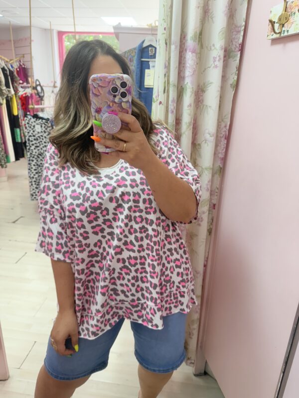 Camiseta algodon animal gris