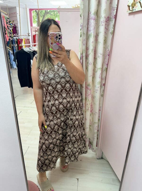 Vestido licra fria tirantes negro - Imagen 2