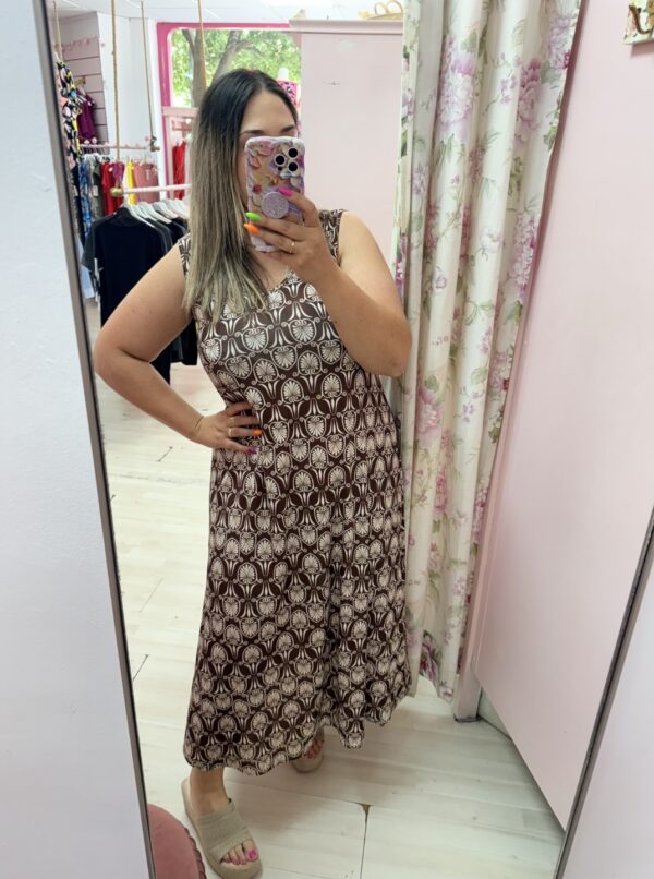 Vestido licra fria tirantes negro