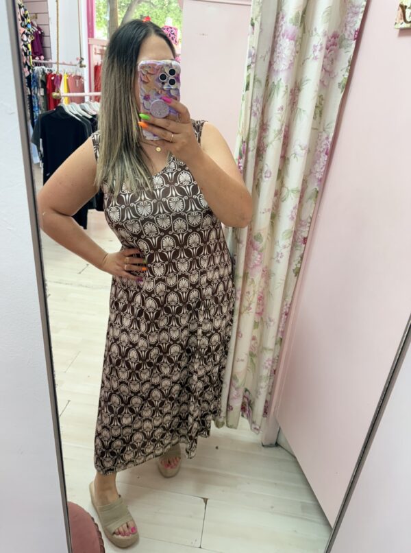 Vestido licra fria tirantes negro - Imagen 4