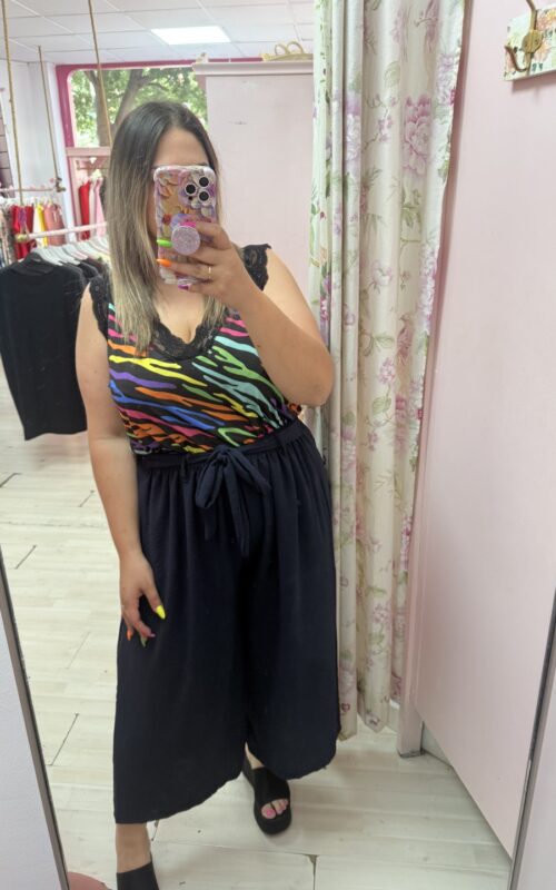 Pantalon pirata tela goma(+colores)