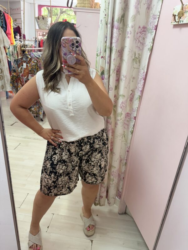 Pantalon corto lowcost estampado