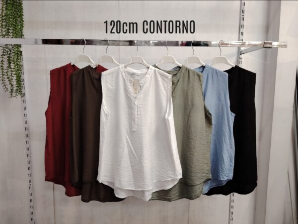 Blusa sisa cuello botones - Imagen 3