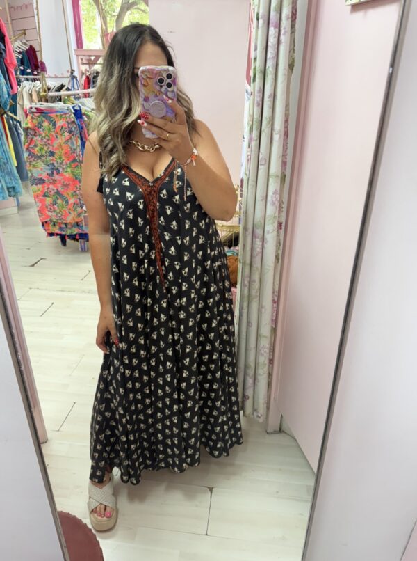 Vestido tirantes indio - Imagen 4