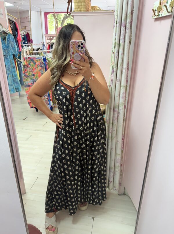 Vestido tirantes indio
