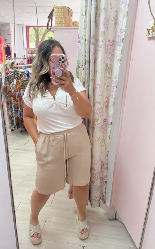 Pantalon corto lowcost liso