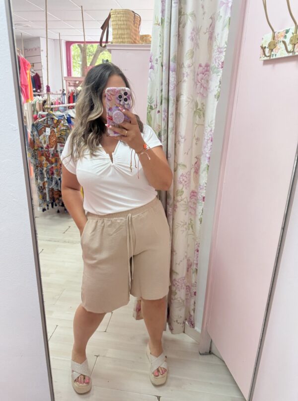 Pantalon corto lowcost liso