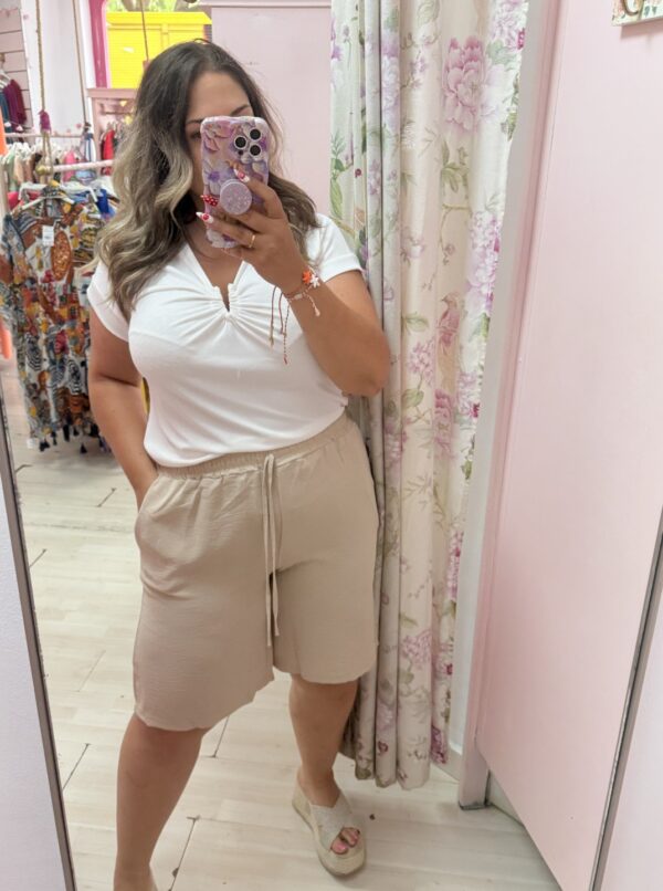 Pantalon corto lowcost liso - Imagen 2