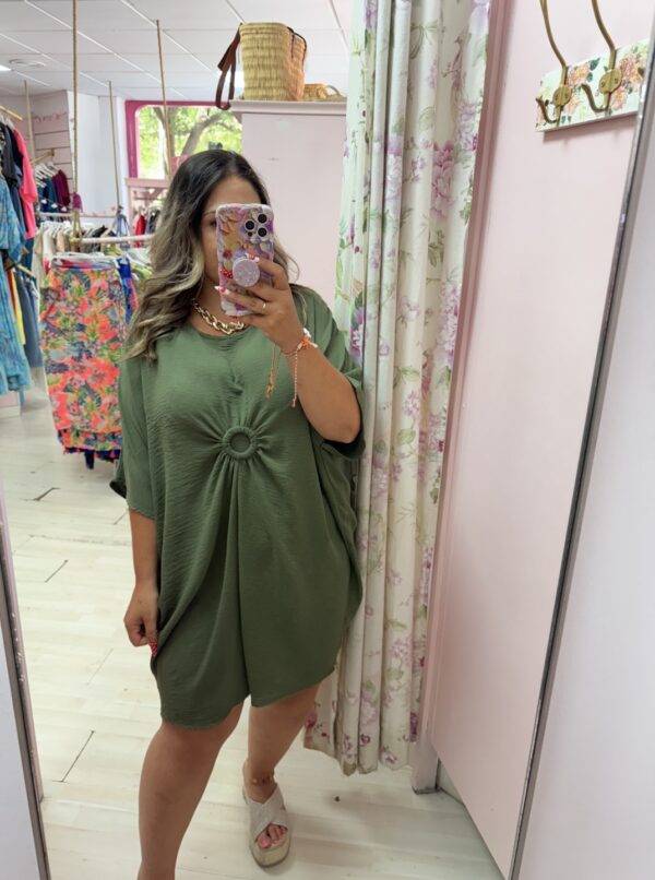 Vestido anudado circulo - Imagen 2