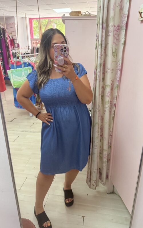 Vestido vaquero corto