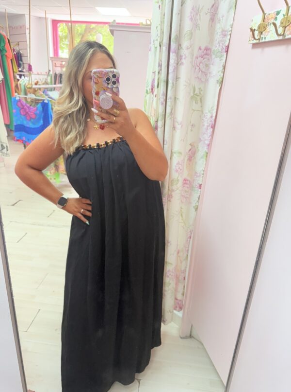 Vestido eslabones Negro
