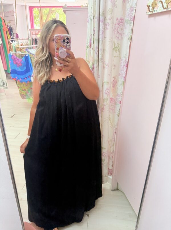 Vestido eslabones Negro - Imagen 3