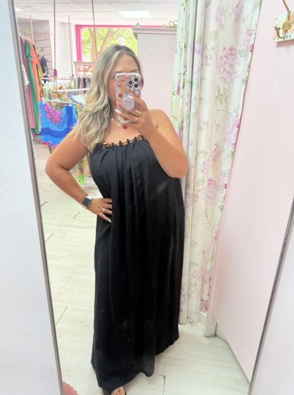 Vestido eslabones Negro - Imagen 4