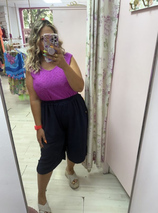 Pantalon botones marino - Imagen 3