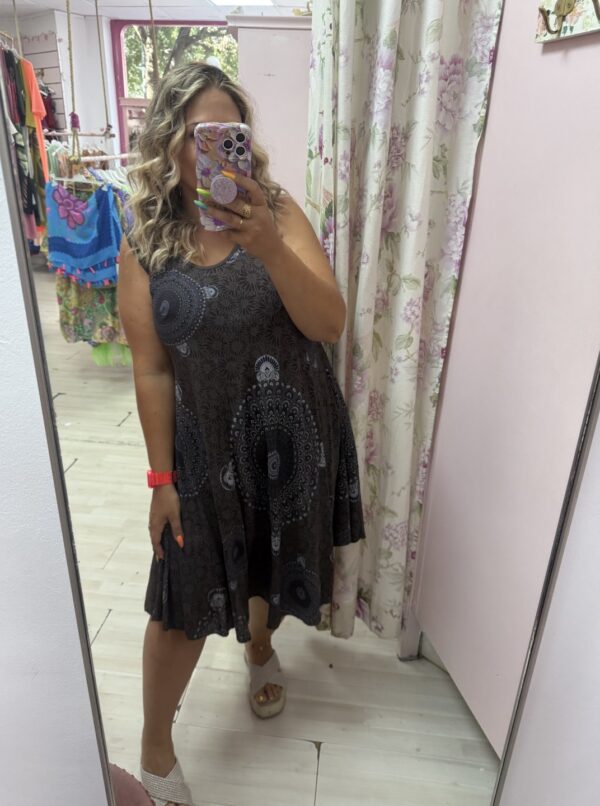 Vestido tela mandala - Imagen 4