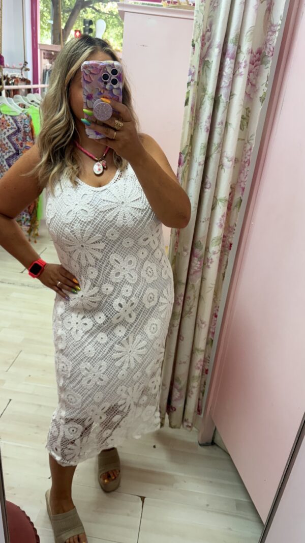 Vestido entallado crochet - Imagen 2