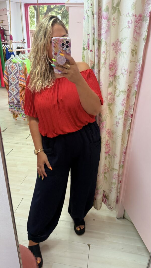 Pantalon bolsillos marino