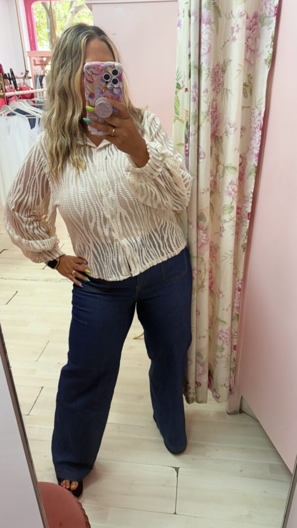 Blusa transparente zebra (+colores) - Imagen 2
