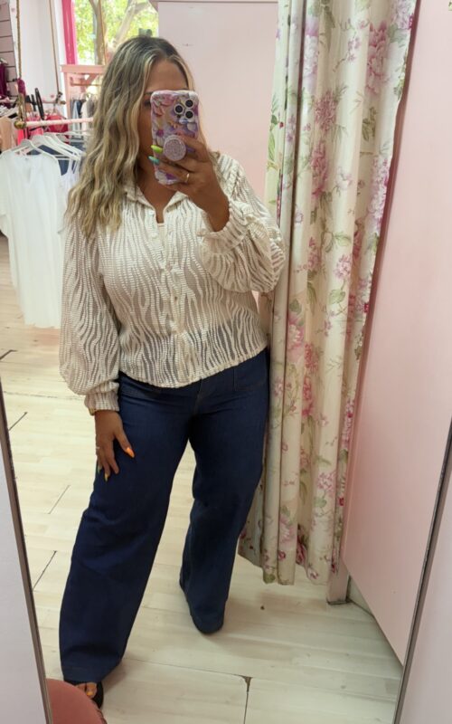 Blusa transparente zebra (+colores)