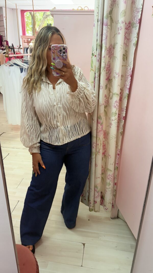 Blusa transparente zebra (+colores)