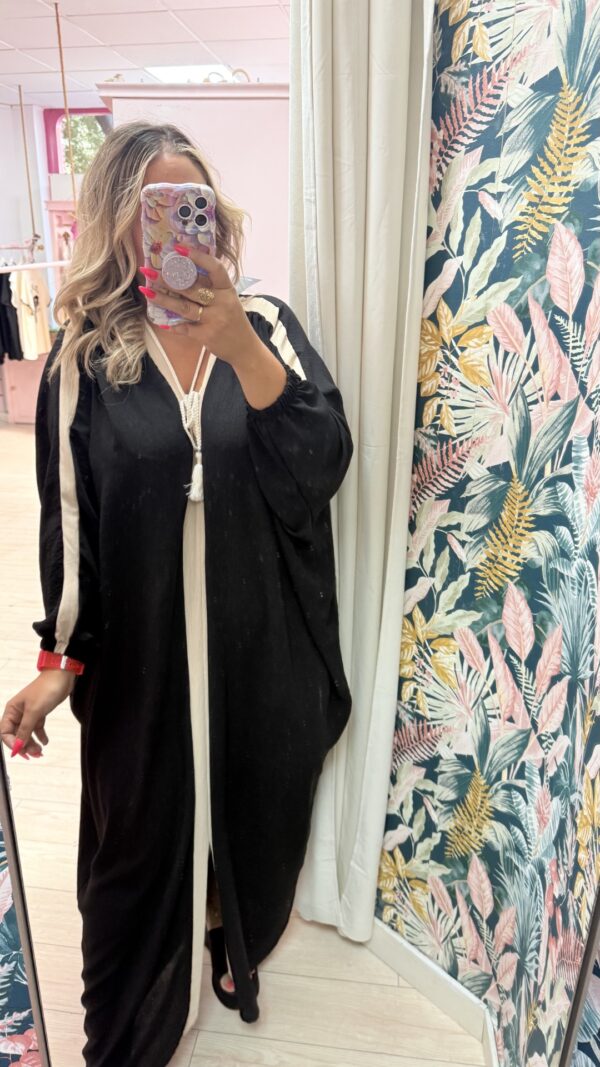 Vestido capa negro