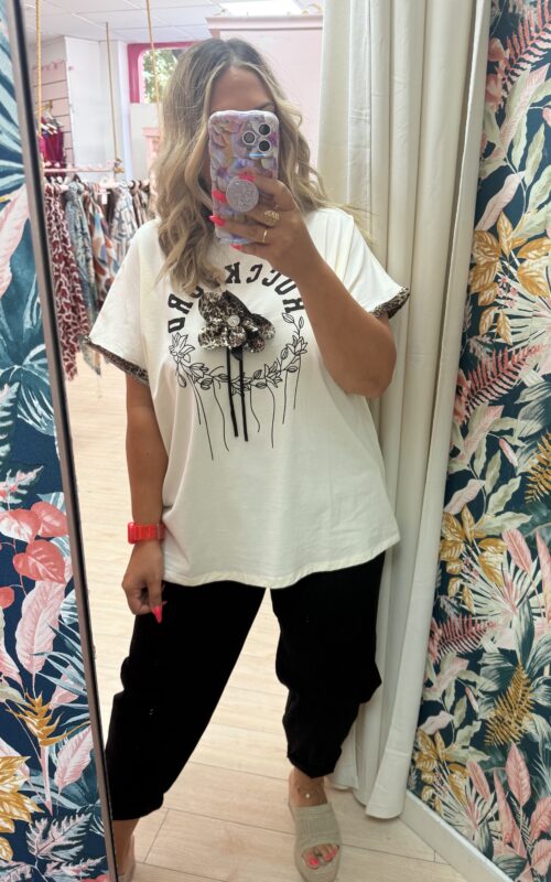 Camiseta flor
