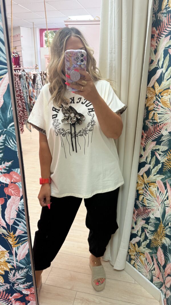 Camiseta flor