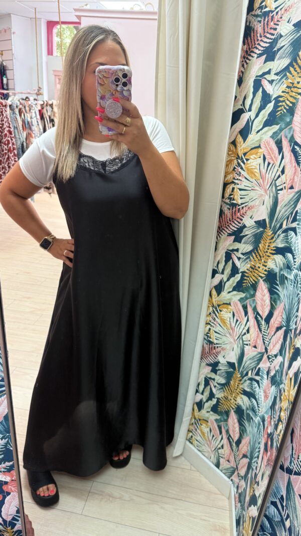Vestido lencero grande